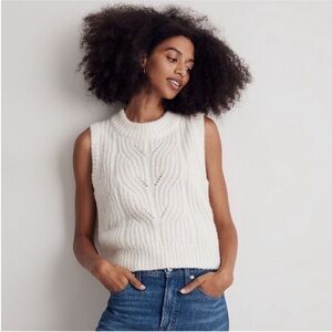 Madewell Cream Knit Sweater